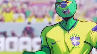 Ayo Brazil  (Countryhumans World Cup edit)#shorts