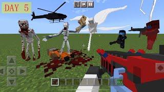 Surviving 100 Days in SCP Containment Breach Foundation MOD in Minecraft PE