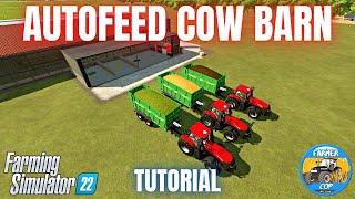 GUIDE TO THE AUTOFEED COW BARN - Farming Simulator 22