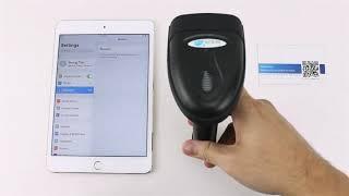 Bluetooth Barcode Scanner for iPhone iPad Android Tablet PC