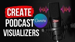 How To Make A Podcast Visualiser in Canva (Podcast Audiogram Sound Wave Tutorial)