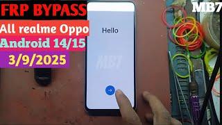 All Oppo realme  Android 14/15 FRP BYPASS 2025 @masud_bro_786