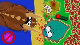 Mope.io NEW DINO MONSTER THROWS SEA MONSTERS TO LAND! | DINO MAKES SEA ANIMALS FLY! | Mope.io funny