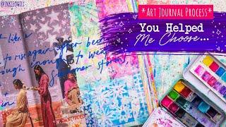 You Helped Me Choose... // ALTERED BOOK ART JOURNAL PROCESS