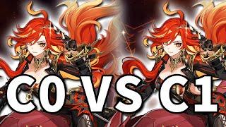 「Mavuika」C0 vs C1 | Genshin Impact