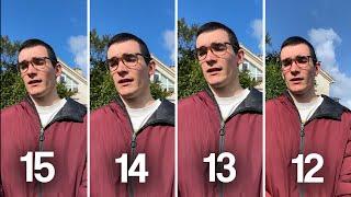 iPhone 15 vs 14 vs 13 vs 12 - Camera BATTLE!