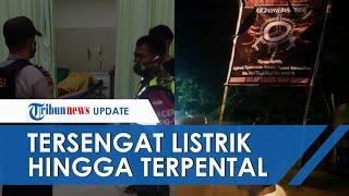 1 Tewas, Ini Detik-detik Belasan Pemuda di Lamongan Tersengat Listrik saat Hendak Pasang Banner