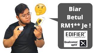EDIFIER X3 TWS *Qualcomm aptX* Unboxing And Review (Bahasa Melayu)