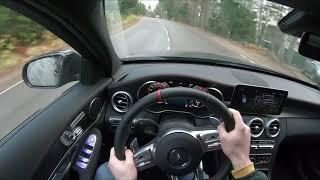 Mercedes C43 AMG POV Test Drive (Покатушки #2), наваливаю на AMG/ crazy riding on AMG