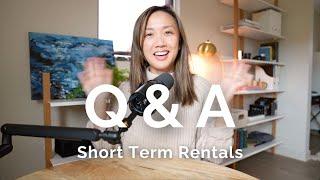 Cohost vs arbitrage, ROI of adding an amenity, saturated markets, theft - Short Term Rental Q&A