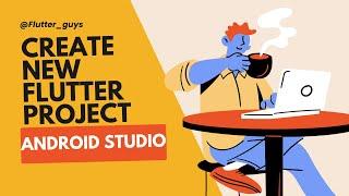 How to create new Flutter Project in Android Studio | Flutter Project #viralvideo #video