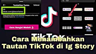 Cara Menambahkan Tautan TikTok di Ig Story