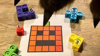 Pumpkin puzzling with a very special, spooky guest | Easy logic puzzle with Numberblocks 1 to 6