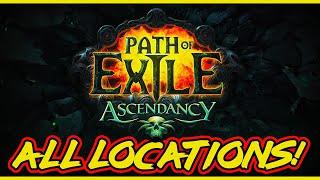 POE All Trials of Ascendancy Locations (Normal, Cruel, Merciless & Eternal labyrinth All Locations)