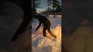 Heavy Snow fall  in Toronto Canada