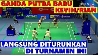 DUNIA BADMINTON LANGSUNG BERGEMURUH ! Duet Baru Ganda Putra Kevin/Rian Turun di Hong Kong Open Atau?