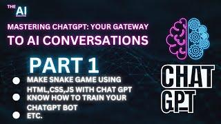 Your Gateway to AI Conversations | Free Tutorial how to start chatgpt for beginners to advanced