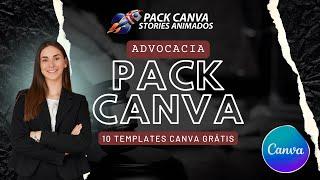 Pack Canva GRÁTIS ADVOCACIA - 10 Templates Canva Gratuitos para Advocacia