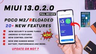 Full Review : Official Android 12 MIUI 13 update for Poco M2, 20+ New features, Battery, Performance