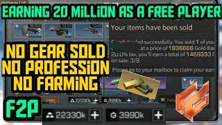 How I earned 20 Million gold bars as a F2P  in Lifeafter (No cert, gear, farming)| 零氪玩家赚2000万金条