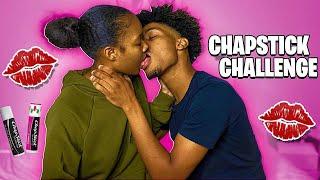 THE CHAPSTICK KISSING CHALLENGE!! (EXTREME MAKE OUT)