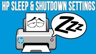 How to Change Your HP Printer's Sleep and Auto Shutdown Settings