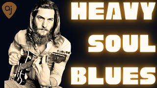 HEAVY SOUL BLUES JAM | Guitar Backing Track (B MINOR)