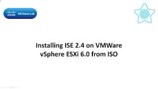 Installing ISE 2.4 on VMWare vSphere ESXi 6.0 from ISO
