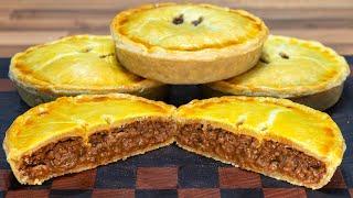 4 Minced/Ground Beef Pies: 100% Better than any shop bought pies.