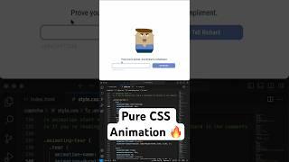 Compliment Richard CAPTCHA CSS Animation