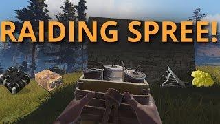 Solo Survival #24 - RAIDING SPREE AND THE COOLEST BASE IN RUST?!?