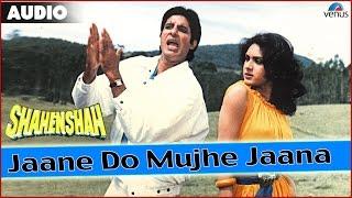 Shahenshah : Jaane Do Mujhe Jaana Full Audio Song With Lyrics | Amitabh Bachchan, Meenakshi Seshadri