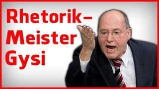 Rhetorik-Meister Gregor Gysi hebelt kritischen Fragesteller aus