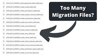 Laravel 8: Squash Migrations into SQL File