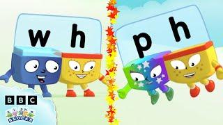 WH and PH Spelling | Quick Learning! | Learn the Alphabet | Alphablocks