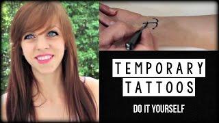 Temporary Tattoos | DIY + How To | Kimtrovert