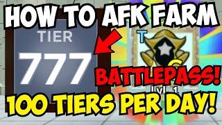 **100 TIERS PER DAY**  How to AFK FARM the STAR PASS in ALL STAR TOWER DEFENSE (Battle Pass) HACKS