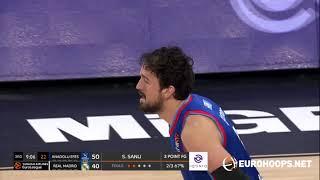 Anadolu Efes Istanbul-Real Madrid 90-63: Sertac Sanli (16 points)