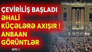 SON DƏQİQƏ! Gürcüstanda ÇEVİRİLİŞ BAŞLADI - Əhali KÜÇƏLƏRƏ AXIŞIR - ANBAAN GÖRÜNTÜLƏR