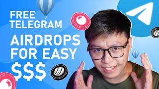 2 HOT FREE TELEGRAM TAP TO AIRDROP! NO MONEY NEEDED