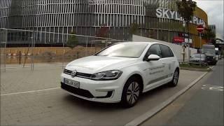 Mohamed Sheta test-drives the all-electric Volkswagen eGolf in Germany ... Part 1