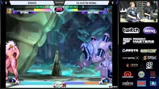 MvC2 KHAOS VS EG JUSTIN WONG - SCR2014 Day 2 FT 10 HD