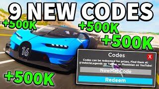 *NEW* WORKING ALL CODES FOR Vehicle Legends IN MARCH! ROBLOX Vehicle Legends CODES