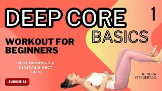 15 Minute Deep Core Abs Workout for Beginners  | Osteoporosis + Diastasis Recti Safe