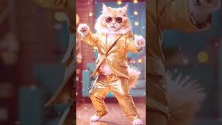 Dancing Cat: Unleashing Gangnam Style Vibes in the City! #trending #viral#cute cat dancing