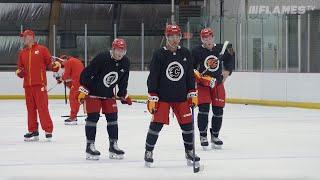 Zayne Parekh mic'd up at Flames Development Camp