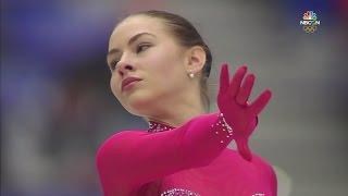 2017 Europeans - Angelina Kuchvalska SP NBCSN HD