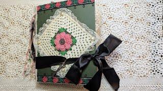 Junk Journal Flip Through of Bouquet of Roses Vintage Vibe & Cottage Core Handmade Journal