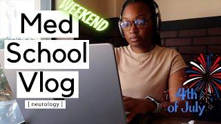 MED SCHOOL VLOG | neurology, weekend, studying