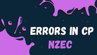 NZEC - Non-Zero Exit Code | Common Errors in Competitive Programming | Progmeta